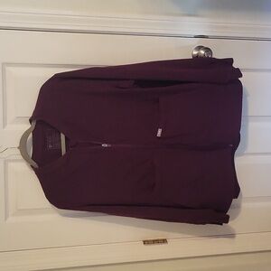 Figs deep purple bellery jacket xxl